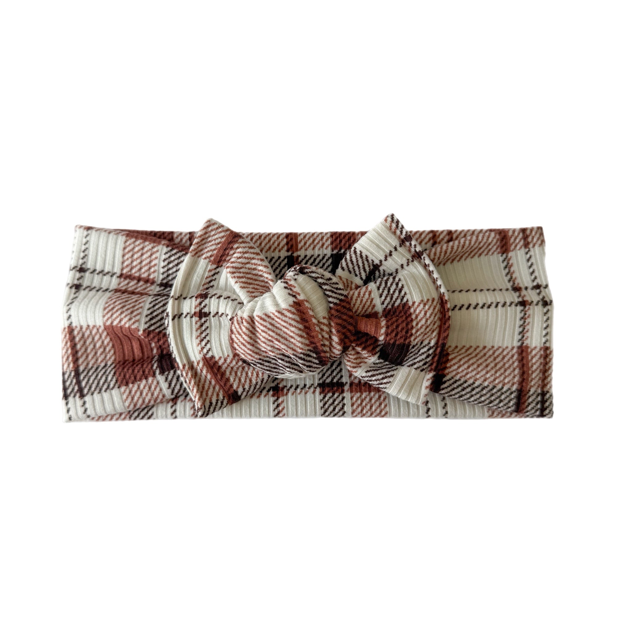Fall Plaid - Bow Headband