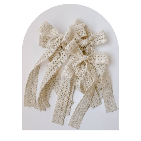 Dainty Lace Bows