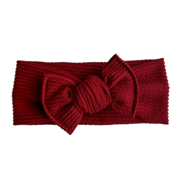 Ruby Red Urban Rib - Headwrap