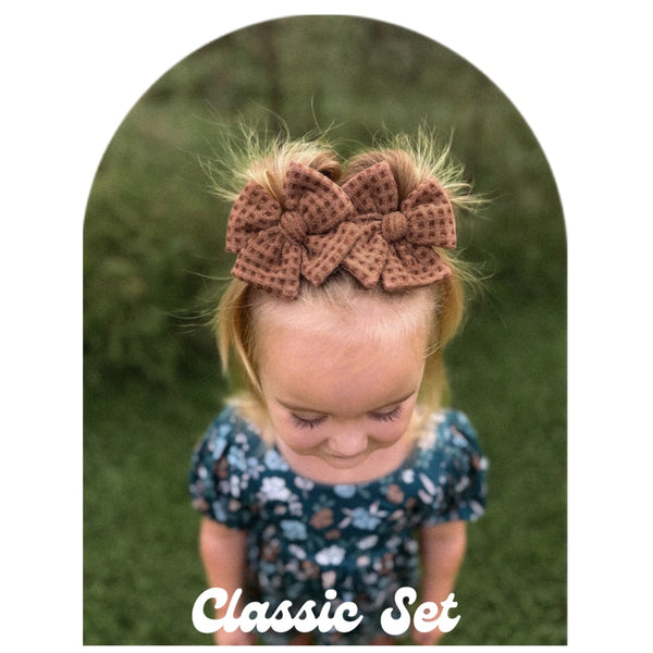 Espresso Waffle - Ellie Bows