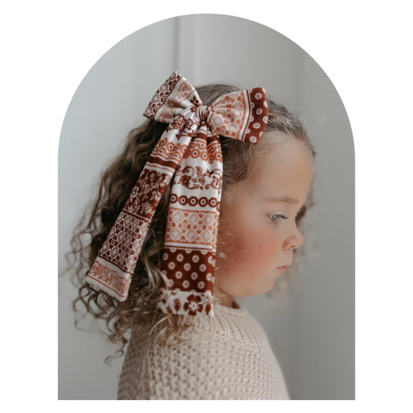 Paisley Stripe - Ellie Bows