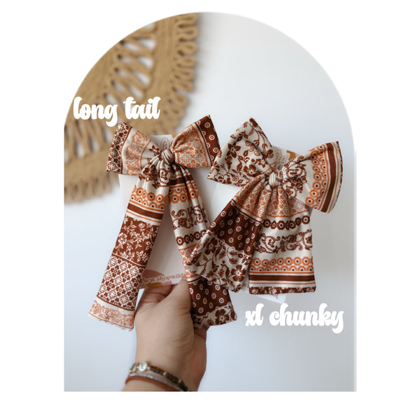 Paisley Stripe - Ellie Bows