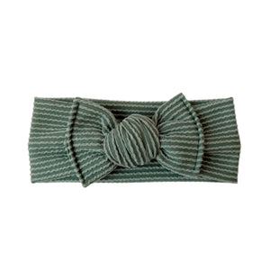 Blue Sage - Bow Headband