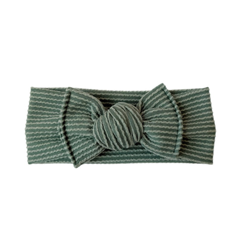 Blue Sage - Bow Headband