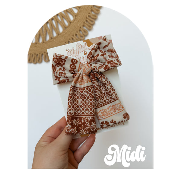 Paisley Stripe - Ellie Bows
