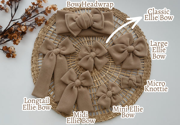 Fawn Cashmere Waffle - Ellie Bows