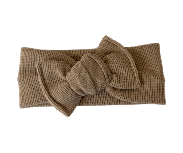Fawn Cashmere Waffle - Headwrap