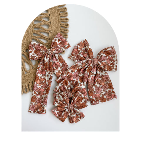 Girly Fall Floral- Ellie Bows