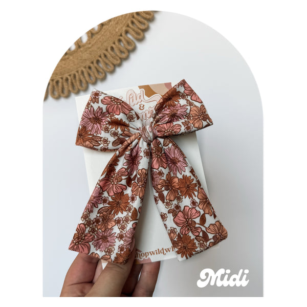Girly Fall Floral- Ellie Bows