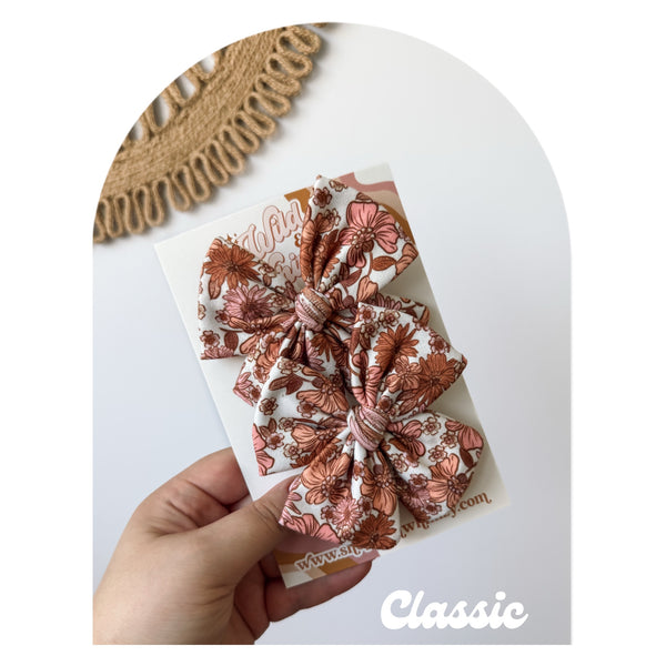 Girly Fall Floral- Ellie Bows