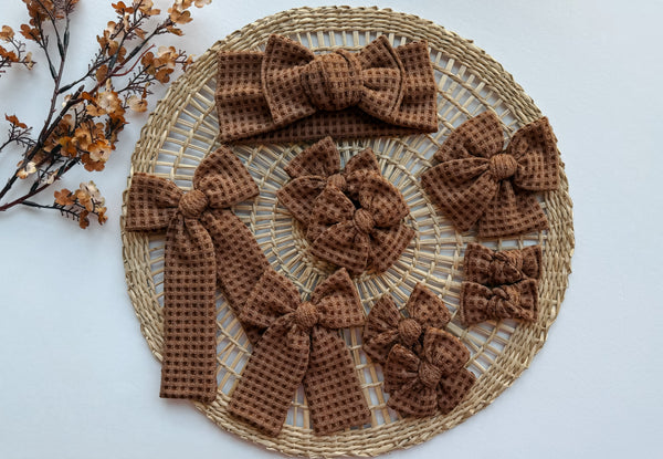Espresso Waffle - Ellie Bows