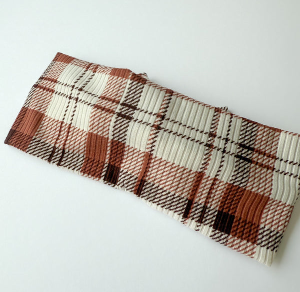 Fall Plaid - Bow Headband