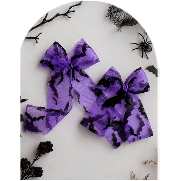 Purple Bats - Ellie Bows