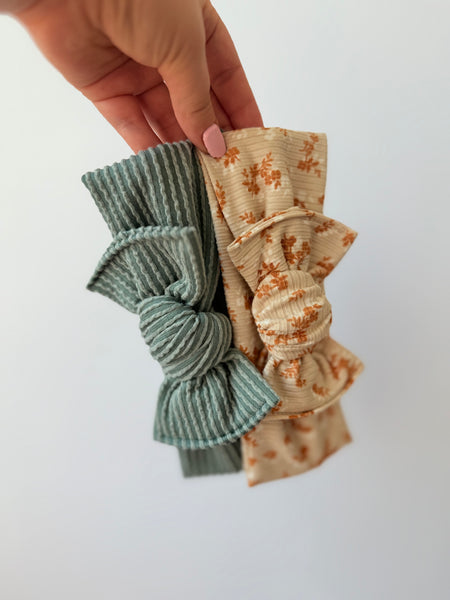 Blue Sage - Bow Headband