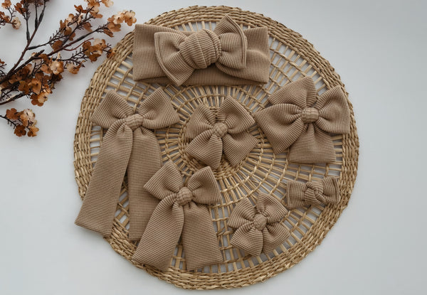 Fawn Cashmere Waffle - Headwrap