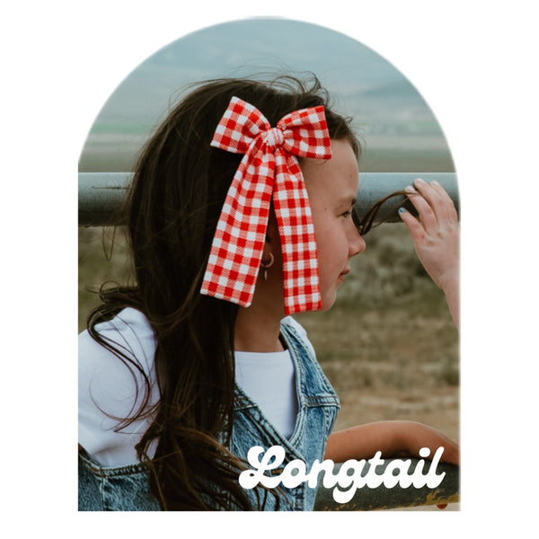 Red Gingham - Ellie Bows