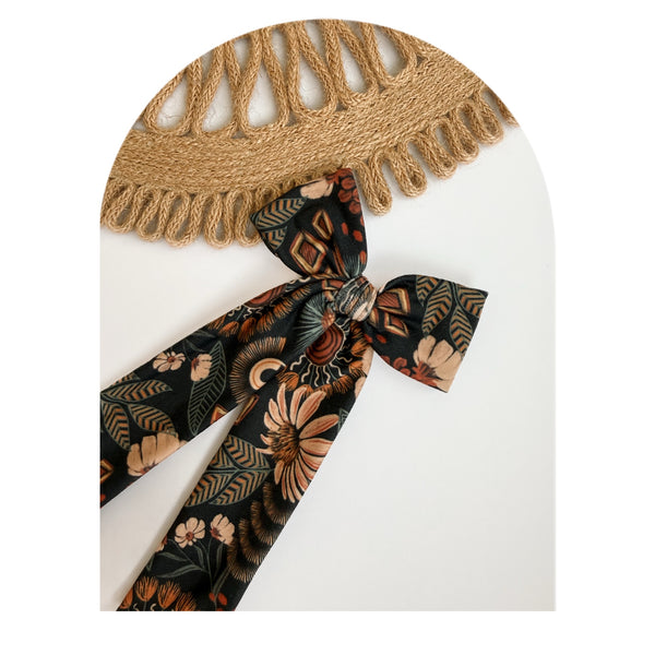 Dark Boho Floral - Ellie Bows