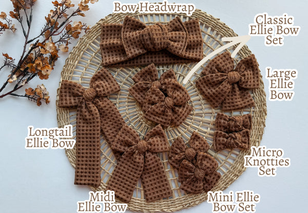 Espresso Waffle - Ellie Bows
